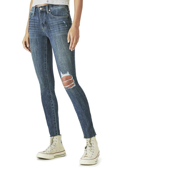 Lucky Brand Mid Rise Ava Skinny Destruct - Hatton Cross Ct - Picture 3 of 3